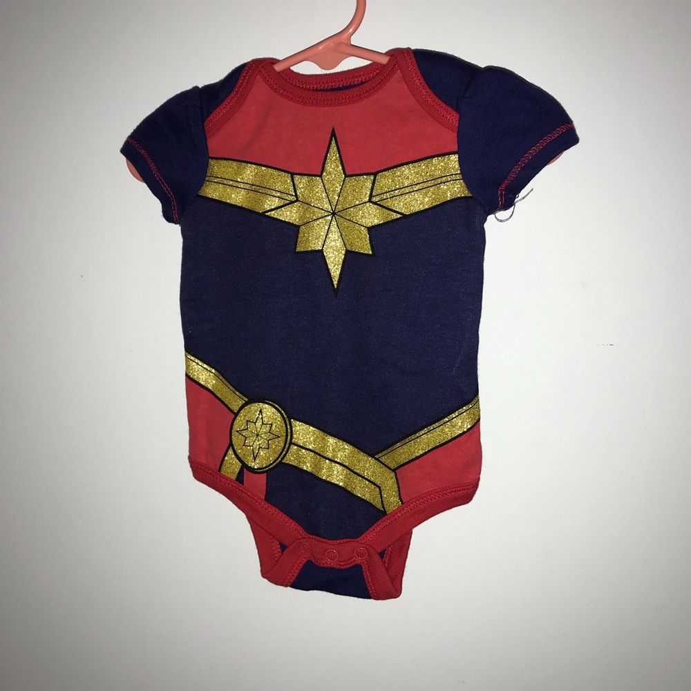 Captain Marvel Onesie